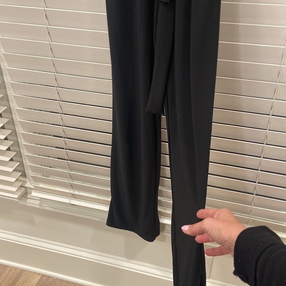 New Directions Adorable Black/Pink/White Geometric Polyester Jumpsuit sz. PS - Picture 2 of 8